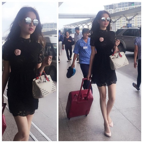 Ngọc Trinh sành điệu hào hứng cho chuyến du lịch sang Canada.