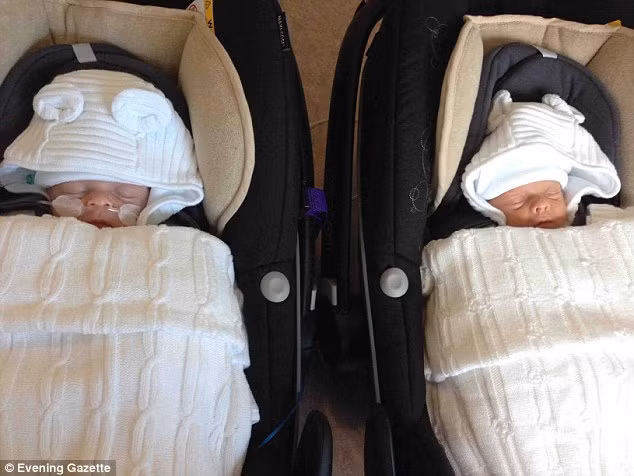 Khi sinh ra ở tuần thai thứ 30, cha mẹ không hề biết Lucas và Louis Cooke lại là cặp sinh đôi "gương", nghĩa là hai bé có cơ quan nội tạng nằm đối lập nhau.