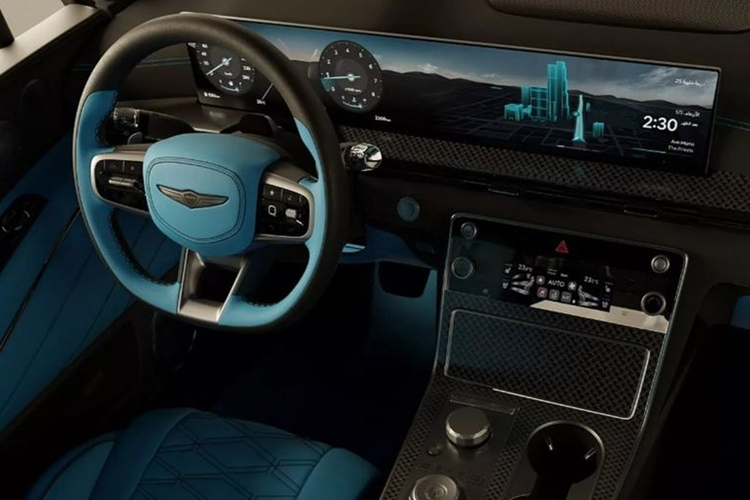 Mặc dù Genesis chưa tiết lộ đầy đủ thông tin chi tiết về trang bị nhưng GV80 Coupe dự kiến sẽ bao gồm các tiện nghi hàng đầu như hệ thống nước hoa nội thất và hệ thống âm thanh Bang &amp; Olufsen.