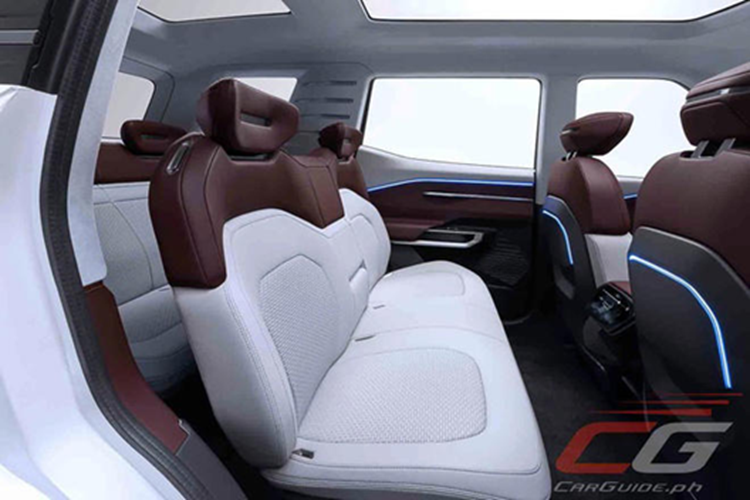 Bộ mâm 5 chấu kép trên bản concept tiếp tục xuất hiện, đồng thời nóc xe cũng được trang bị cửa sổ trời toàn cảnh. Qua những hình ảnh chụp được, nguyên mẫu thử nghiệm còn được phát hiện tích hợp hệ thống camera 360 độ và radar, cho thấy xe sẽ được trang bị các công nghệ hỗ trợ người lái tiên tiến trong gói an toàn chủ động ADAS.