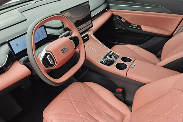 Tay nắm cửa truyền thống phân biệt mẫu xe sedan Geely Galaxy L6 EM-i với người tiền nhiệm của nó. Chúng thay thế tay nắm cửa có thể thu vào để tăng độ tin cậy và cắt giảm chi phí cho xe.