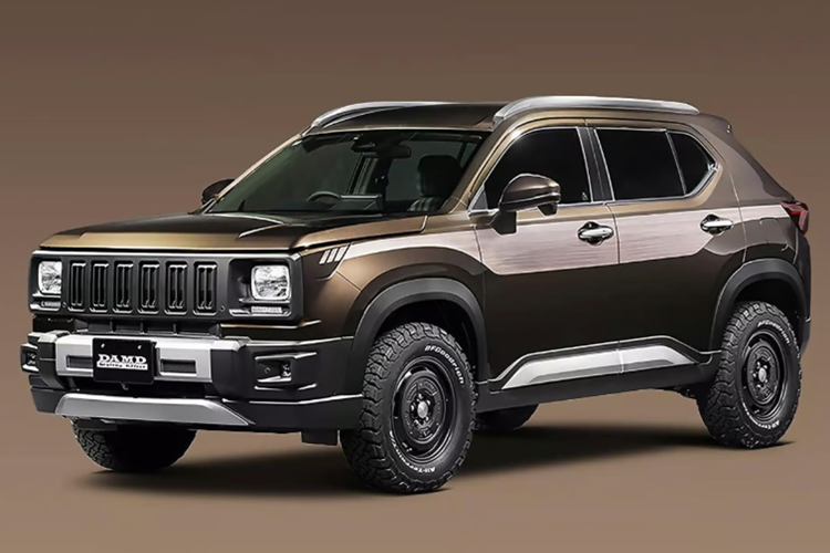 Trước thềm triển lãm, DAMD đã tung ảnh, hé lộ trước một số siêu phẩm. Bản độ ấn tượng nhất là chiếc Honda WR-V Reverb độ độc lạ được tinh chỉnh theo kiểu dáng của Jeep Cherokee XJ.