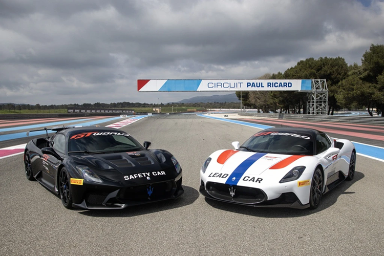 Tại giải đua GT World Challenge Europe 2025, mẫu siêu xe Maserati GT2 Stradale hiệu năng cao sẽ đảm nhận vai trò xe an toàn (Safety Car), trong khi MC20 được lựa chọn làm xe dẫn đoàn (Leading Car).