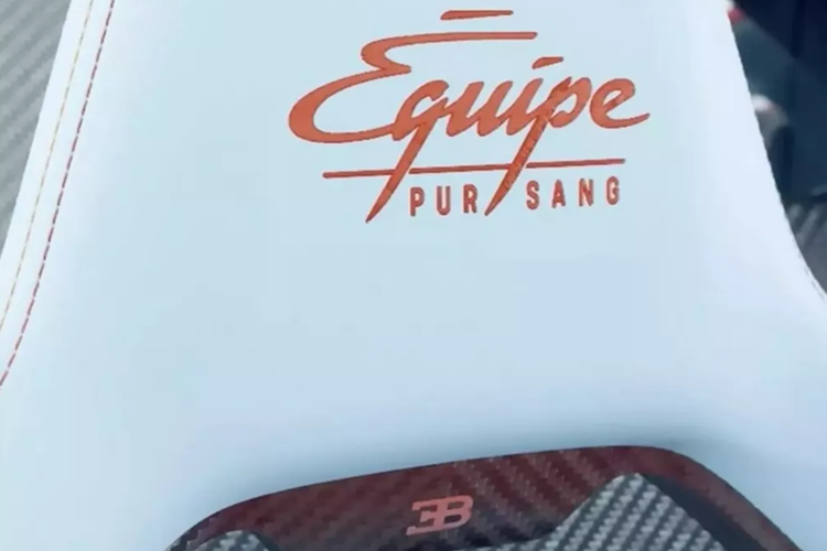 Thêm vào tính độc quyền, logo Equipe Pur Sang được hiển thị nổi bật ở chân lưới tản nhiệt hình móng ngựa và trên cánh sau. Lựa chọn đặt tên này gợi nhớ đến Veyron 16.4 Pur Sang, mặc dù phiên bản mới này có lớp hoàn thiện mờ, nhẹ nhàng hơn.