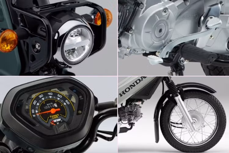 Honda Cross Cub 50 2025 vẫn sử dụng khối động cơ xi lanh đơn, dung tích 49cc, làm mát bằng không khí, sản sinh công suất tối đa 3,7 mã lực tại 7.500 vòng/phút, và mô men xoắn lớn nhất đạt 3,8Nm tại 5.500 vòng/phút. Khả năng tiêu thụ nhiên liệu là 94km/1 lít xăng.