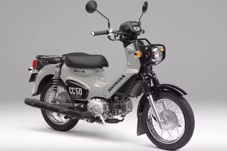 Honda Cross Cub 50 2025 mới là mẫu xe được thiết kế dựa trên Super Cub kết hợp với cảm hứng lấy từ những mẫu xe cào cào.