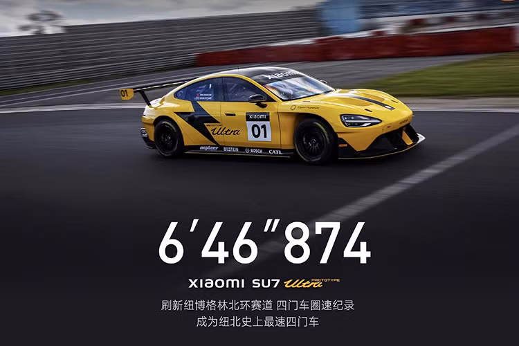 Xiaomi bi chi trich vi gioi han hieu suat sieu xe dien SU7 Ultra