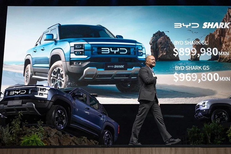 Shark đứng trên nền tảng DMO. Nó bao gồm một động cơ ICE 1,5 lít với hai động cơ điện. Tổng công suất đầu ra của hệ thống đạt 320 kW (429 mã lực) và 650 Nm. Shark có thể tăng tốc lên tới 100 km/h trong 5,7 giây. Một tính năng khác của BYD Shark là pin LFP 29,6 kWh, phù hợp với phạm vi điện NEDC 100 km.