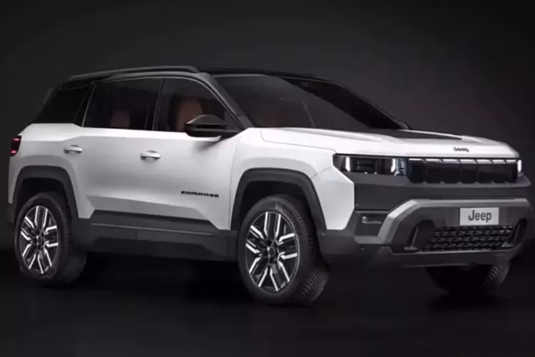 Nhờ phần đầu và đuôi xe ngắn hơn, Compass mới trông linh hoạt hơn so với thế hệ cũ. Jeep Compass sẽ được phát triển dựa trên nền tảng khung gầm STLA Medium mới của tập đoàn mẹ Stellantis. Đây là khung gầm hiện cũng đang được dùng cho các mẫu SUV khác của Stellantis như Peugeot 3008/5008, Opel Grandland và Citroen C5 Aircross.