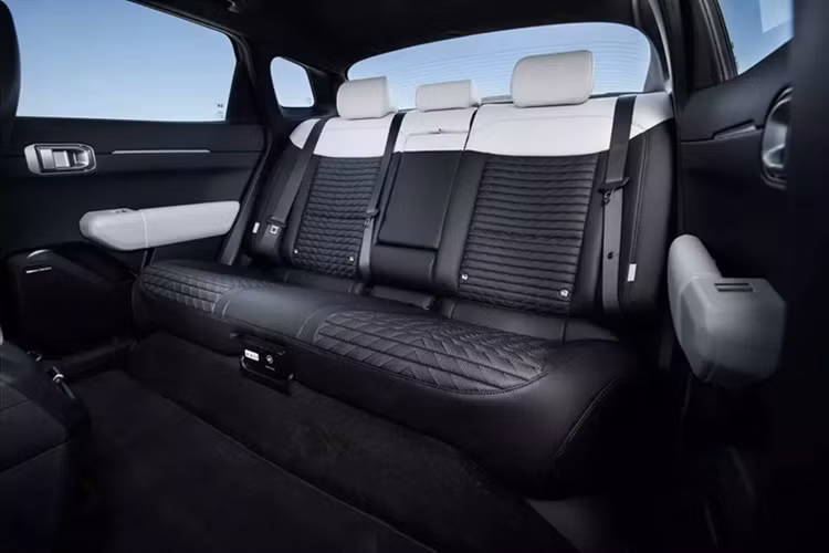 Không gian nội thất của EV4 mang phong cách hiện đại, phối hai tông màu dễ chịu và không quá tối giản như Tesla. Trang bị tiêu chuẩn gồm điều hòa tự động hai vùng với cửa gió ở hàng ghế sau, kính chắn gió cách âm, ghế trước sưởi/làm mát, ghế lái nhớ vị trí và vô-lăng sưởi.