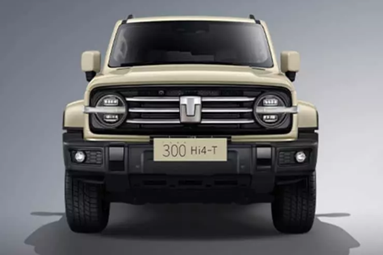 Tank 300 2025 tiếp tục thiết kế ngoại thất của thương hiệu trong khi bổ sung màu thân xe vàng sa mạc mới. Cản trước rộng và đèn pha tròn ở mặt trước, tay nắm cửa truyền thống, giá để đồ trên nóc xe và lốp dự phòng phía sau vẫn được giữ nguyên.