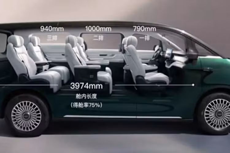 Ngoài ra, còn có màn hình tựa đầu 12,8 inch phía sau ghế trước với âm thanh Bluetooth độc lập) và màn hình tựa tay cảm ứng đa chức năng 5,98 inch ở hàng ghế thứ hai.