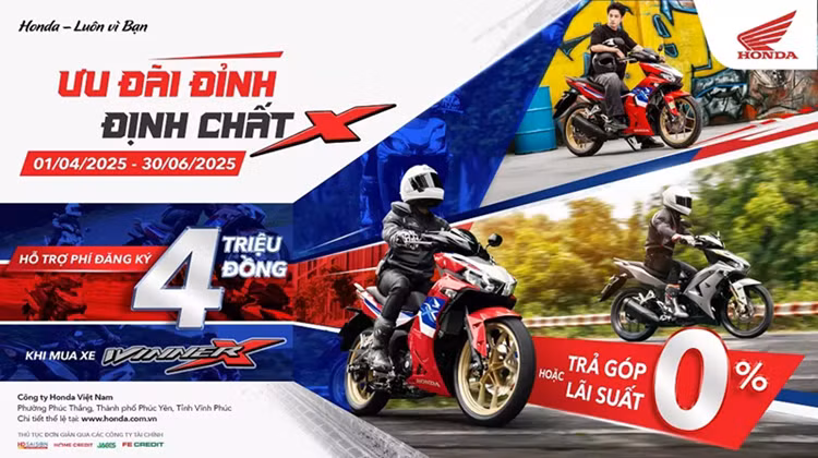 Honda Winner X tai Viet Nam duoc uu dai manh 