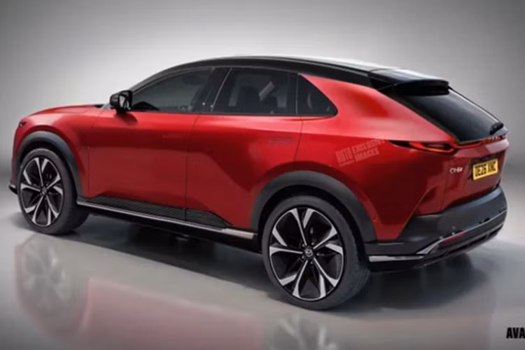 Thứ hai là phiên bản tầm xa của mẫu xe SUV Mazda EZ-60 2026 với công suất 241 mã lực, pin 80 kWh và phạm vi hoạt động ước tính 550 km.