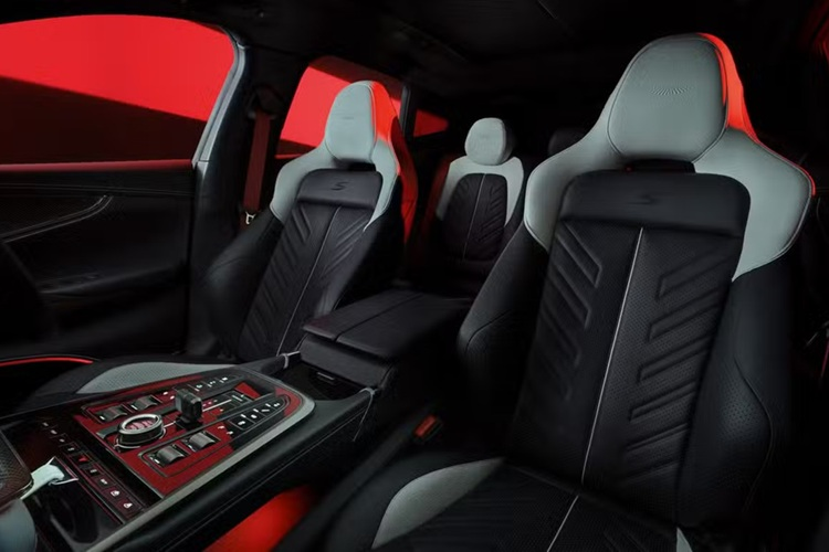 Điểm khác biệt là hệ thống lái nhanh hơn 4%, đồng thời giảm đường kính vòng quay khoảng 0,46 m. Lưới tản nhiệt màu đen phân biệt DBX S với 707. DBX S cũng có bộ chia gió trước và khuếch tán sau mới, cùng với bệ cửa mới được làm từ sợi carbon. Chủ nhân Aston Martion DBX S có thể chọn lưới tản nhiệt polycarbonate nhẹ.