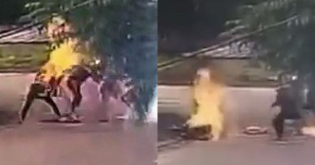 Sáng hôm đó, khi phát hiện anh H. cõng chị D. đi ra từ một quán karaoke, Phượng đã dùng xăng chứa trong chai 1,5 lít tưới vào người chị D. rồi bật lửa đốt. Người dân phát hiện đã đến dập lửa. Nạn nhân là chị D. được đưa đi cấp cứu tại Bệnh viện Bình An (thị trấn Nam Phước), sau đó chuyển đến Bệnh viện Đà Nẵng và được xác định bị bỏng 35%. Ngày 9/2, Công an tỉnh Quảng Nam cho biết, đã khởi tố bị can, bắt tạm giam Nguyễn Thị Diễm Phượng cùng mẹ chồng để điều tra hành vi giết người. 