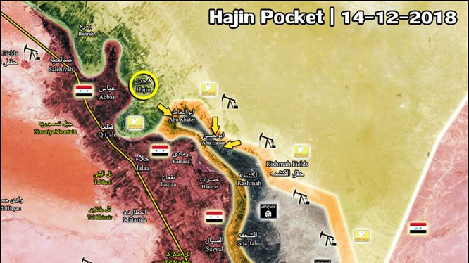 Can canh dan quan nguoi Kurd danh chiem thi tran Hajin