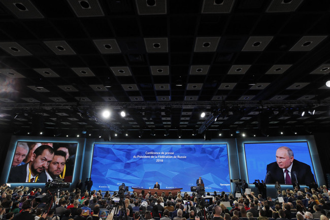 Sự kiện được tổ chức tại Trung tâm Thương mại Thế giới ở Moskva. Ảnh: Sputnik