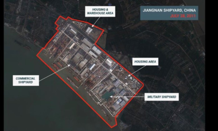 Một đại diện của CSIS nhận định: "Giang Nam là nhà máy đóng tàu chịu trách nhiệm cho một số mẫu tàu chiến tân tiến hiện nay của Trung Quốc. Cơ sở này đóng các mẫu tàu chiến nằm trong kế hoạch quan trọng hiện đại hoá lực lượng quân đội".