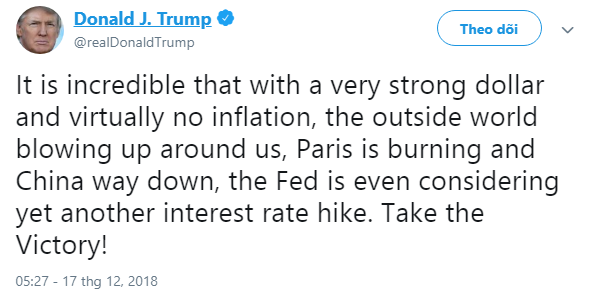 Tong thong Trump va dong tweet khien nguoi Phap 