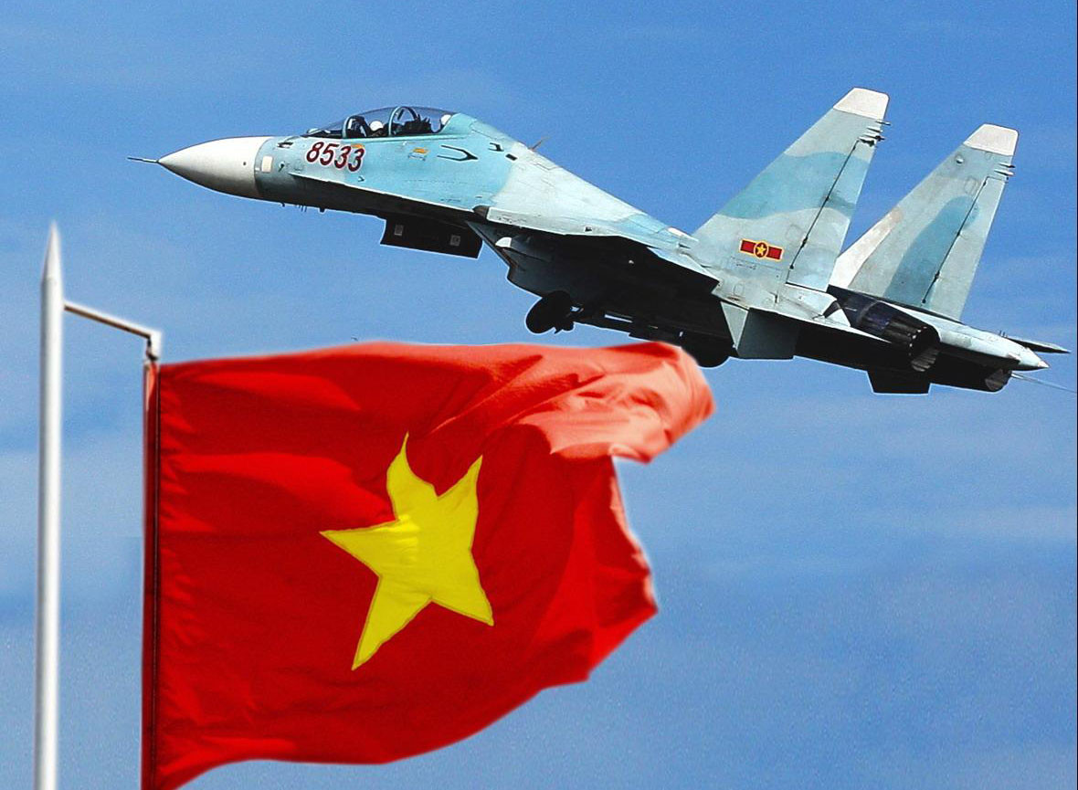 Tiêm kích Su-30MK2 mang số hiệu "8533" của Trung đoàn Không quân tiêm kích đa năng 935 - thuộc Sư đoàn không quân 370 - Không quân Nhân dân Việt Nam. Nguồn ảnh: Viettimes.