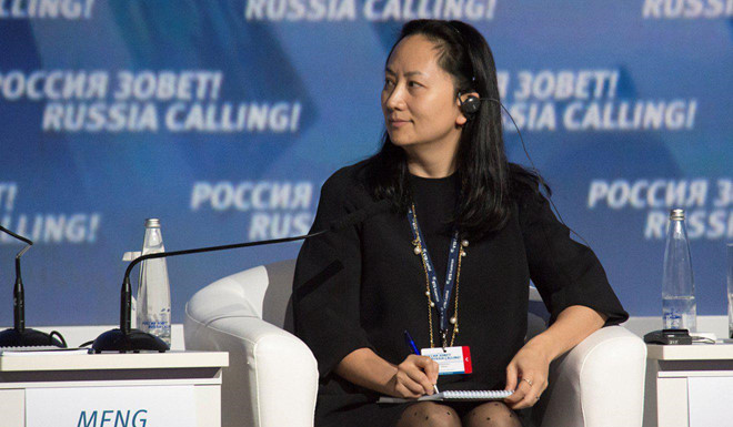 Bà Mạnh Vãn Châu, CFO của tập đoàn Huawei, bị bắt tại Vancouver vào ngày 1/12. Ảnh: Reuters.