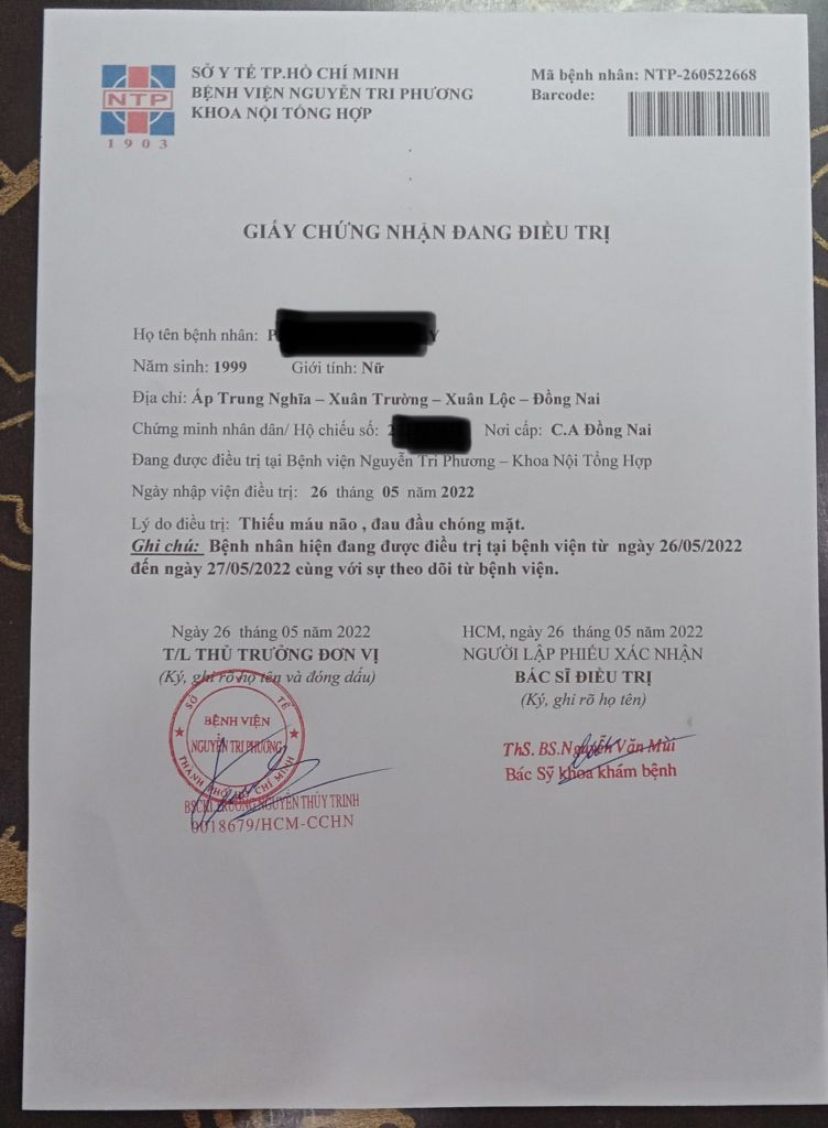 Giấy khám sức khỏe lái xe của Bệnh viện Nguyễn Tri Phương bị làm giả - Hình 5 Giay kham suc khoe lai xe cua Benh vien Nguyen Tri Phuong bi lam gia-Hinh-5