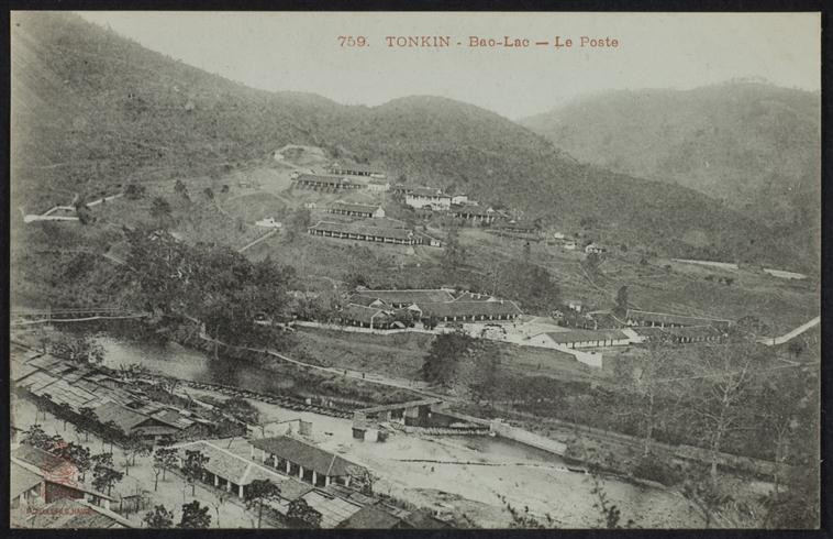 Thị trấn Bảo Lạc ở Cao Bằng. Ảnh: Rmn.fr.