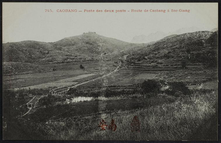 Khung cảnh trên tuyến đường Cao Bằng - Sóc Giang. Ảnh: Rmn.fr.