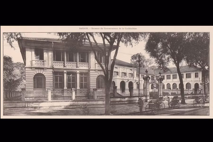 Dinh Thượng thơ Nội vụ trên đường Lagrandière (Lý Tự Trọng). Ảnh: Ludovic Crespin.