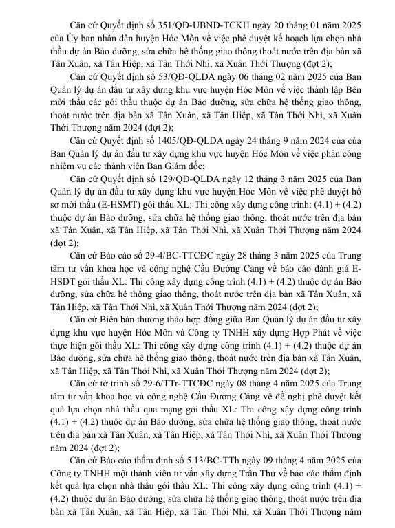 TP HCM: Duy nhất Cty Hợp Phát tham gia và trúng gói bảo dưỡng tại Hóc Môn - Hình 2 TP HCM: Duy nhat Cty Hop Phat tham gia va trung goi bao duong tai Hoc Mon-Hinh-2
