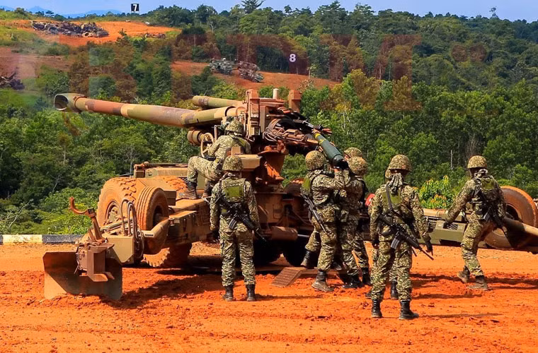 Lựu pháo hạng nặng G5 155mm. Nguồn ảnh: BTDM