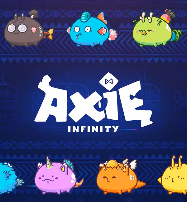  Axie Infinity là tựa game được xây dựng trên nền tảng blockchain và được vận hành một phần bởi người chơi. bối cảnh là một vũ trụ của các thú cưng (được gọi là các axie).
