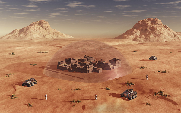 Biển quảng cáo được đặt ngay bên ngoài khuôn viên của Space X trước Ngày Trái đất năm 2021 đã bày tỏ sự thất vọng về việc Musk tập trung vào Sao Hỏa hơn là khôi phục Trái Đất.