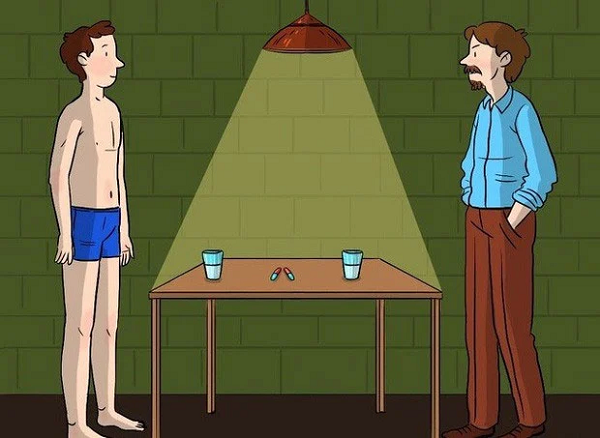 2. Câu hỏi tiếp theo của FBI là: kẻ sát nhân hàng loạt buộc nạn nhân phải chọn uống một trong hai viên thuốc có độc và vô hại. 1 viên nạn nhân uống, tên sát nhân uống viên còn lại. Lần nào nạn nhân cũng chết, hắn sống sót. Tên sát nhân bằng cách nào luôn có được viên thuốc vô hại?