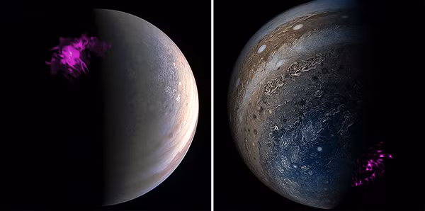 4 thập kỷ trước, các nhà khoa học đã phát hiện ra các vụ nổ tia X ngoạn mục trên sao Mộc. Tia X là một phần của cực quang sao Mộc - vụ nổ ánh sáng xảy ra khi các hạt tích điện tương tác với bầu khí quyển của hành tinh.