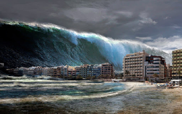 Các máy thu khác, thả xuống đáy đại dương và rải rác trên đất nông nghiệp và rừng ven biển, lắng nghe phản xạ từ các phần sâu hơn của đới đứt gãy.