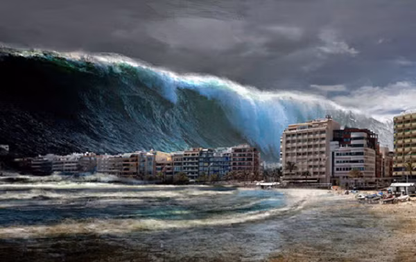 Các máy thu khác, thả xuống đáy đại dương và rải rác trên đất nông nghiệp và rừng ven biển, lắng nghe phản xạ từ các phần sâu hơn của đới đứt gãy.