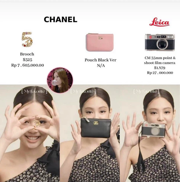 Jennie dường như rất yêu thích các mẫu máy ảnh nhà Leica, đây là chiếc Leica CM 35mm point &amp; shoot film có giá 1.879 USD (khoảng 44 triệu đồng).