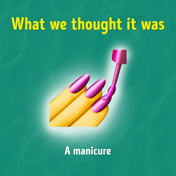 Bên cạnh đó, nhiều biểu tượng cảm xúc gây hiểu lầm như "sơn móng tay", ngoài tượng trưng cho hành động, còn được sử dụng để thể hiện thái độ thờ ơ, không quan tâm.