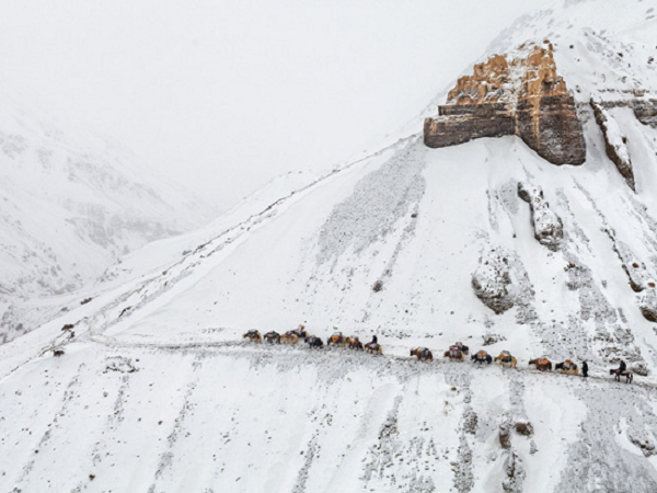 Cuộc chiến tranh giữa các đế quốc bùng nổ khiến cho một cộng đồng những người Kyrgyz tách ra và trở về Afghanistan. Nhóm còn lại bám trụ, sinh sống và coi đây là quê hương của mình. Họ gọi đó là Bam-e Dunya, có nghĩa “nóc nhà của thế giới”.