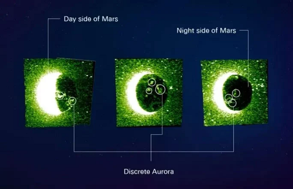 Đây là lần đầu tiên khoa học ghi nhận rõ ràng về loại cực quang rời rạc trên sao Hỏa. Hiện tượng này cũng giúp cho giới khoa học rất nhiều trong việc lập bản đồ từ trường và nghiên cứu về sự mất mát từ trường của hành tinh Đỏ.