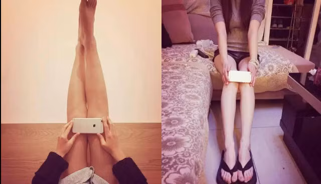 Trước đó, cư dân mạng Trung Quốc đã phát sốt với những thách thức khác như đầu gối iPhone 6s...