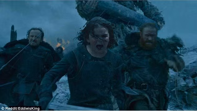 Bé gái được một cư dân mạng khác biến thành nhân vật trong bộ phim Game of Thrones.