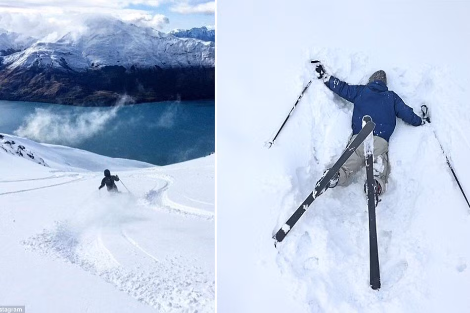 Trải nghiệm cảm giác lướt đi trên tuyết thật thú vị, nhưng đây là hậu quả thường thấy của những người lần đầu trượt tuyết.
