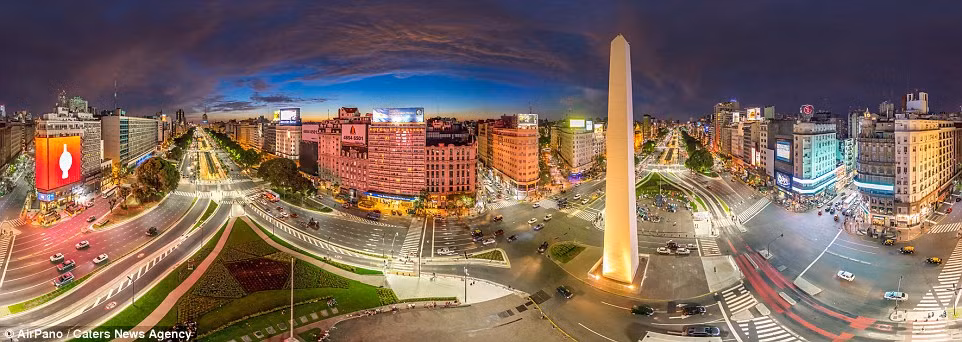 Đường phố thoáng đãng ở Buenos Aires, Argentina. (Nguồn: Daily Mail)