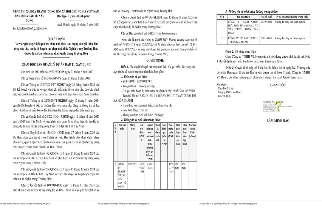 Tay Ninh: Cty Vu Hoan trung goi thau xay dung hon 5 ty dong-Hinh-3