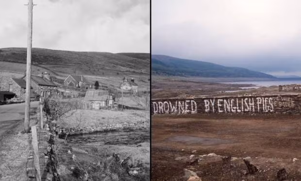 Capel Celyn ở xứ Wales mà một trong những " thị trấn ma" gây ám ảnh đối với nhiều người. Capel Celyn từng là ngôi làng có đông dân sinh sống. Tuy nhiên, ngôi làng này bị đánh chìm năm 1965 để trở thành một hồ chứa nước. Do vậy, bên dưới đáy hồ là một nhà thờ, trường học, bưu điện cùng với 12 ngôi nhà và các trang trại.