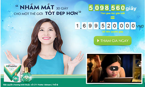 “Nhắm mắt 30 giây cho một thế giới tốt đẹp hơn”