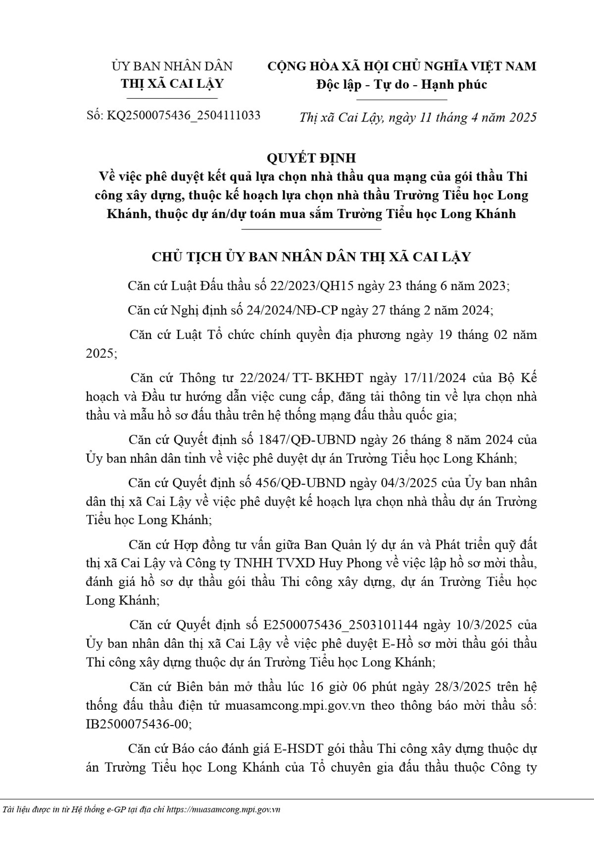 Tiền Giang: Hai gói thầu lớn đều gọi tên Công ty Bách Khoa - Hình 2 Tien Giang: Hai goi thau lon deu goi ten Cong ty Bach Khoa-Hinh-2